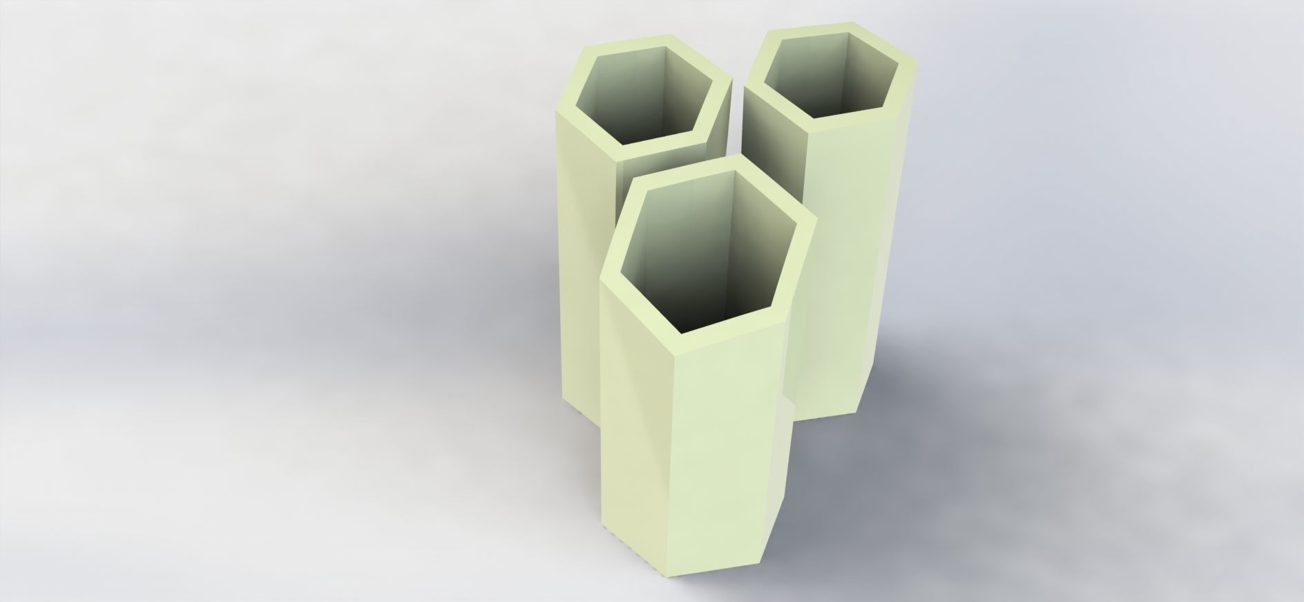 Hive Pen Holder Simple  3D print model_5