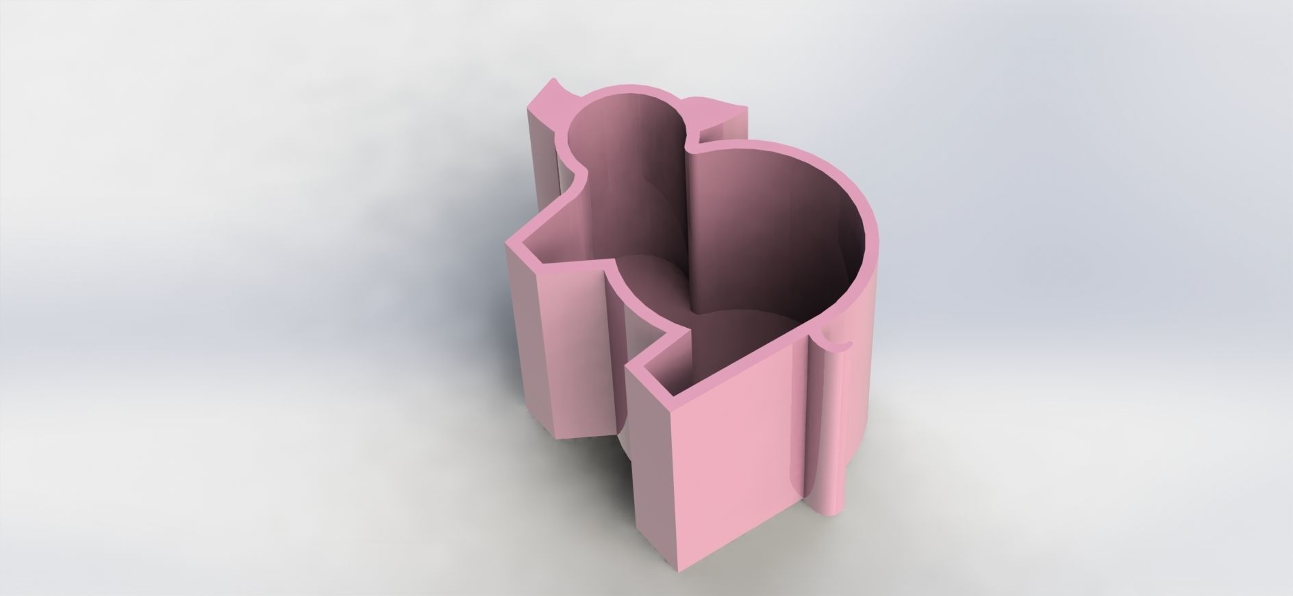 Ping Pen Holder Simple  3D print model_5