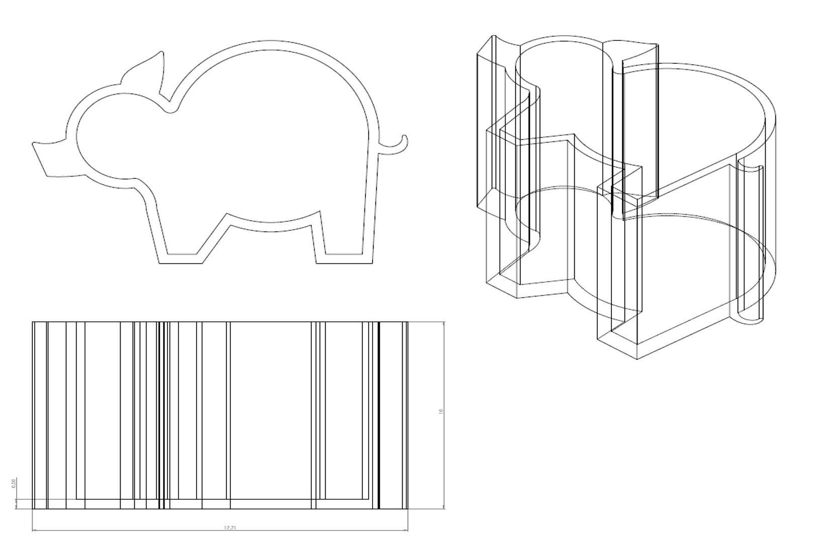 Ping Pen Holder Simple  3D print model_6