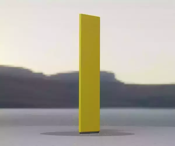 Packstation Object -1- Wall Low-poly 3D model