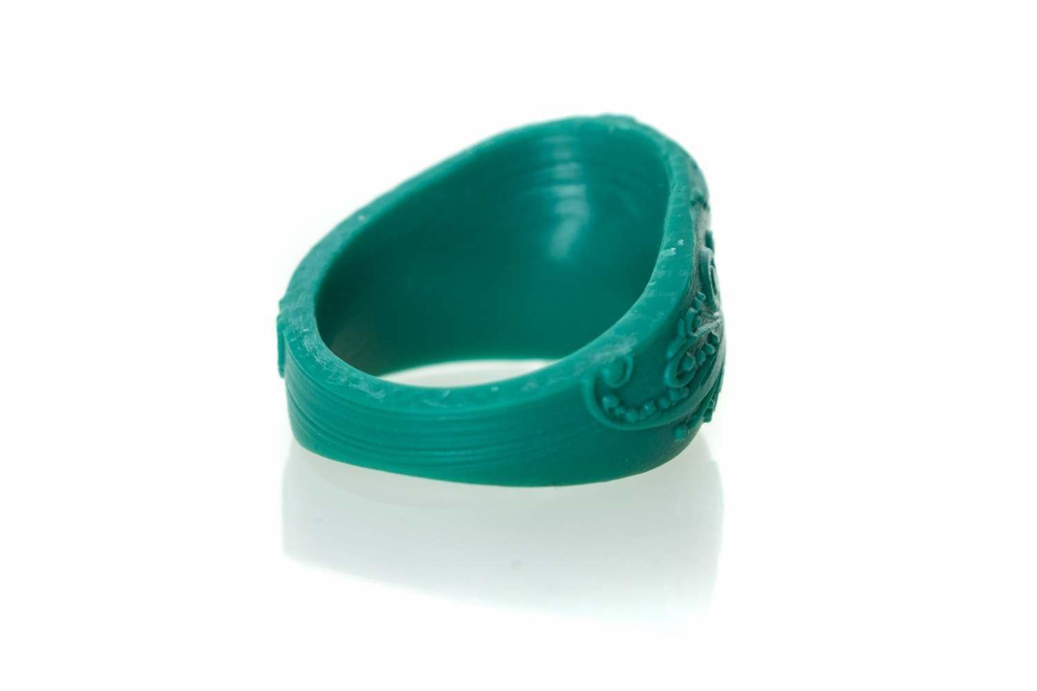 The Skull Ring  3D print model_2