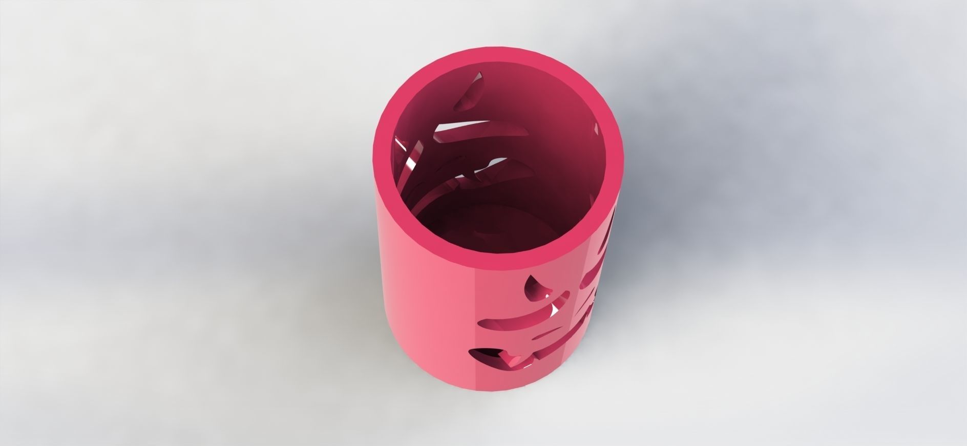 Oni Pen Holder  3D print model_5