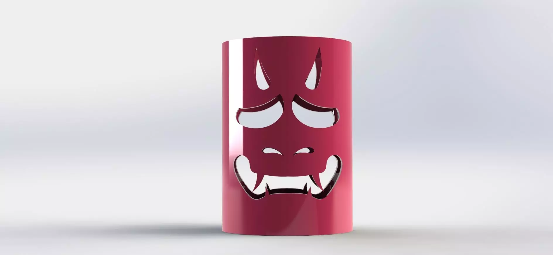Oni Pen Holder  3D print model_0