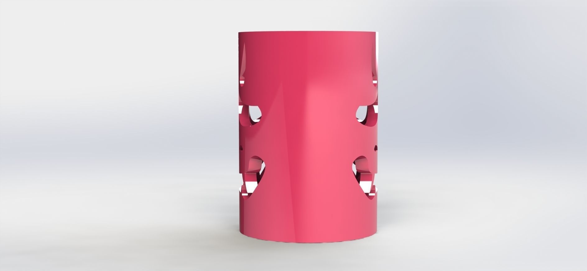 Oni Pen Holder  3D print model_3