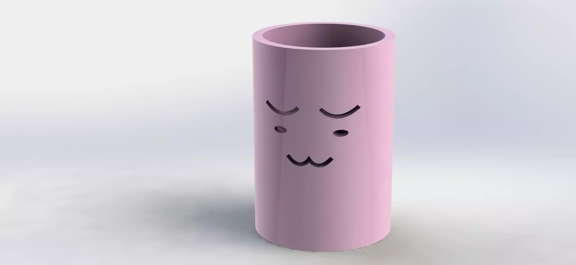 Weaboo pen Holder  3D print model_0