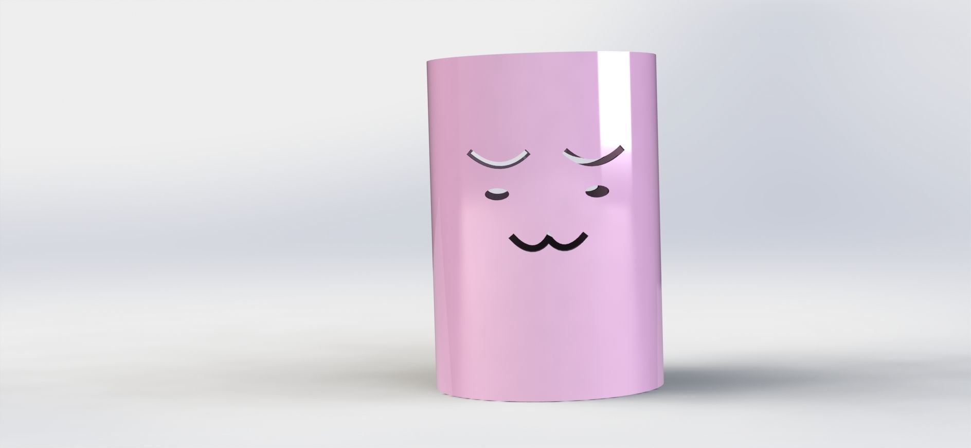 Weaboo pen Holder  3D print model_3