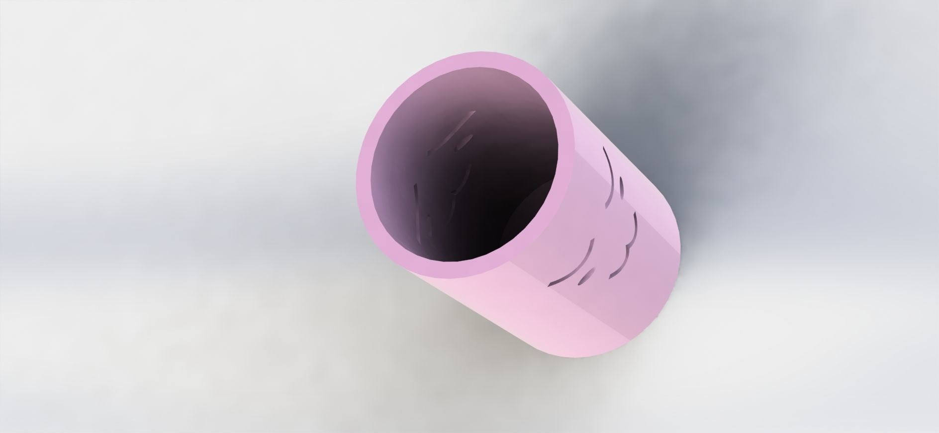 Weaboo pen Holder  3D print model_2