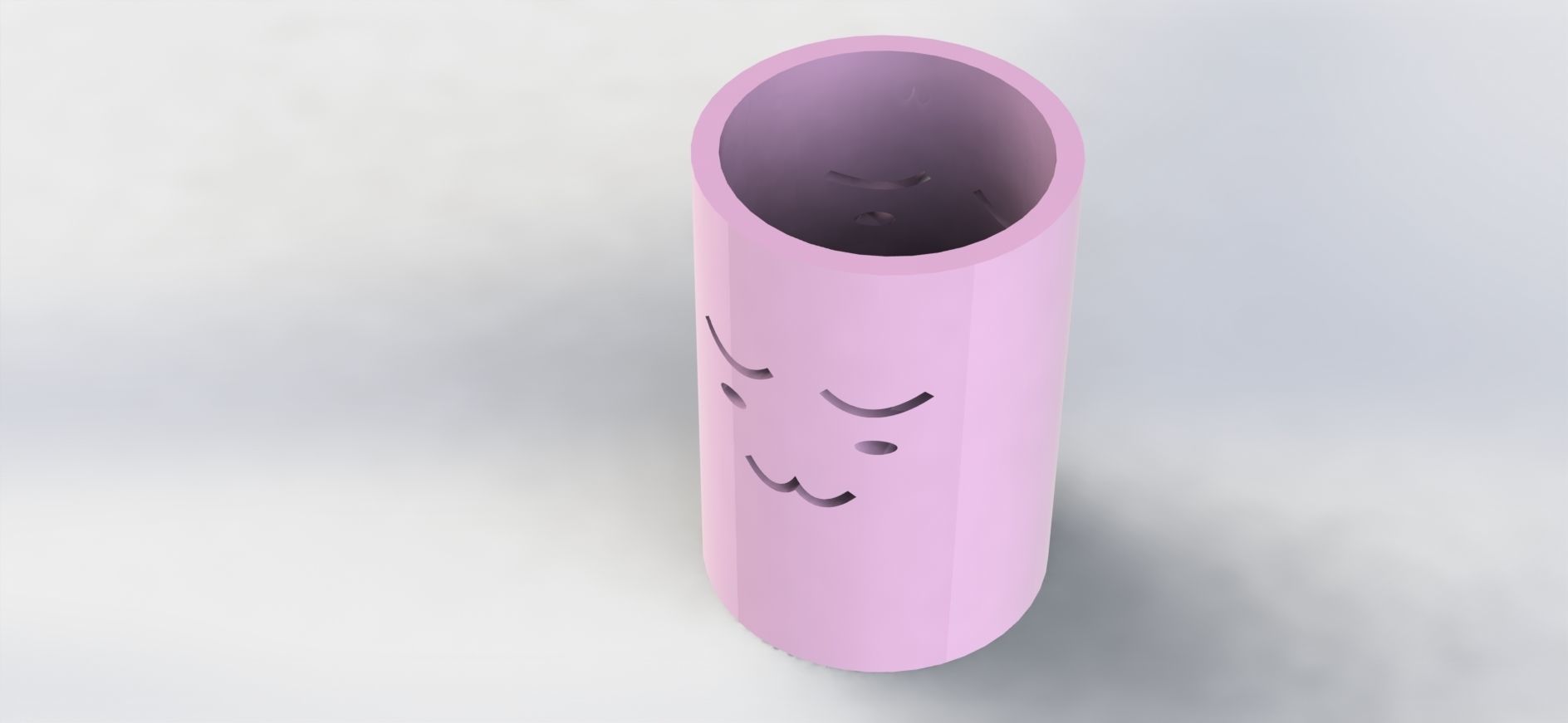 Weaboo pen Holder  3D print model_4