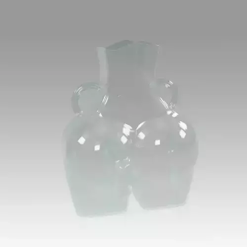 Vase Womens Hips glass 3D print model