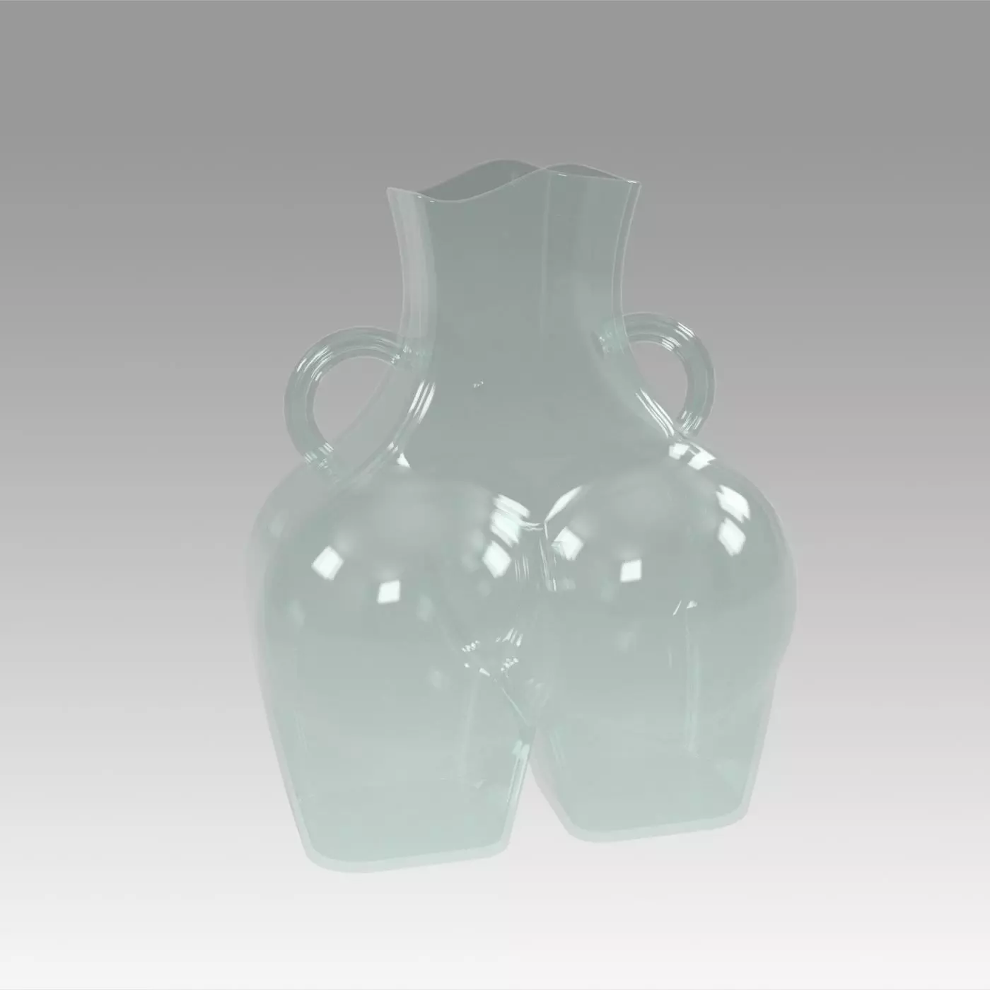 Vase Womens Hips glass 3D print model