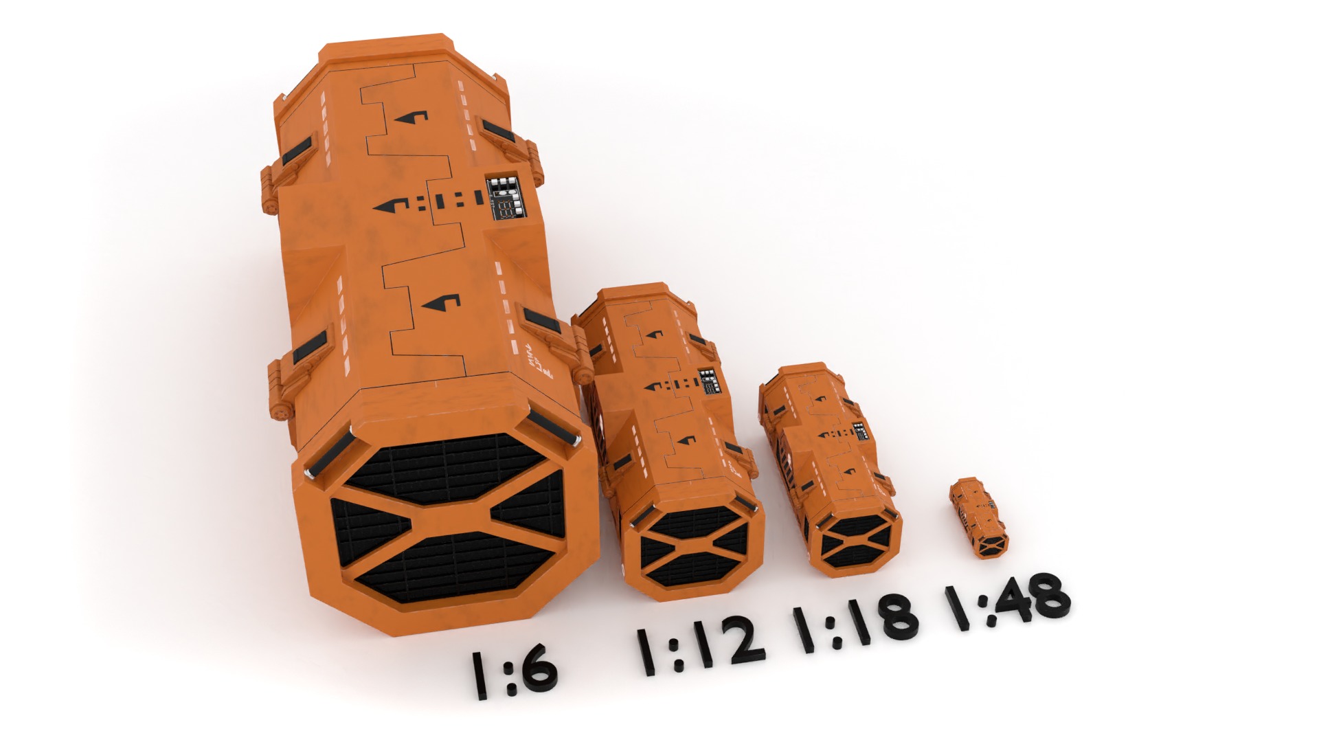 Rogue One Kyber crystal container Free 3D print model_16