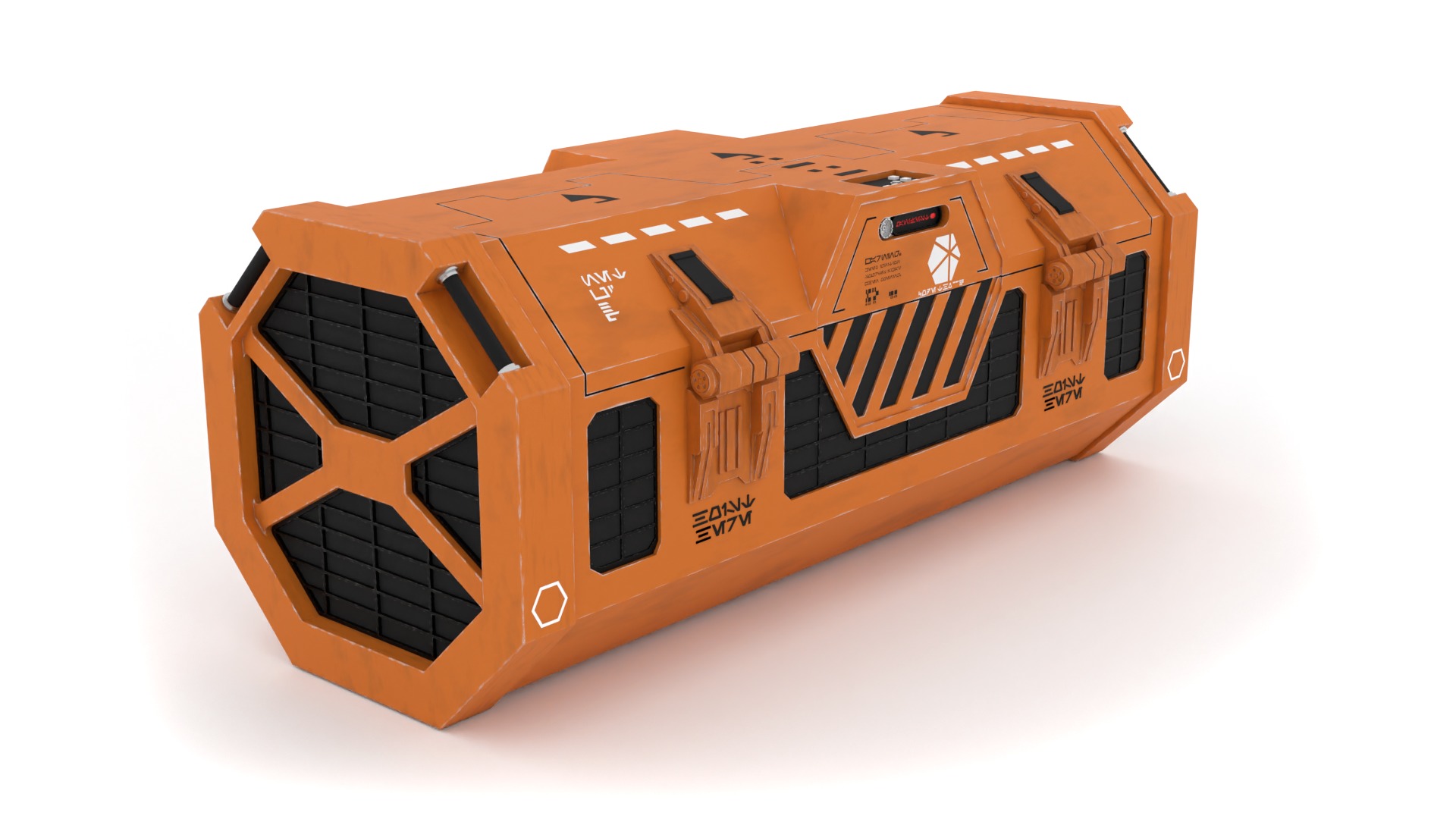 Rogue One Kyber crystal container Free 3D print model_7