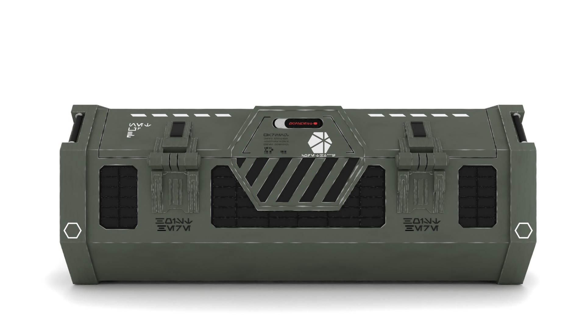 Rogue One Kyber crystal container Free 3D print model_12