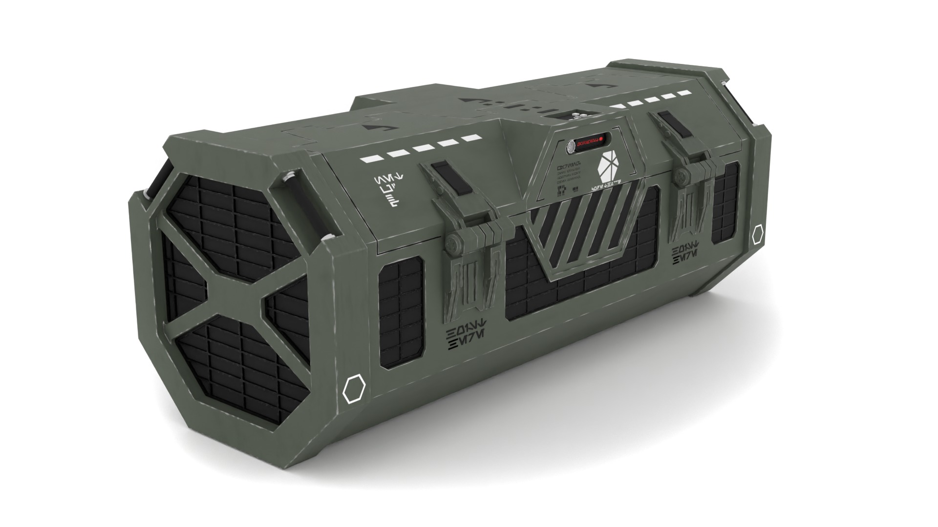 Rogue One Kyber crystal container Free 3D print model_10