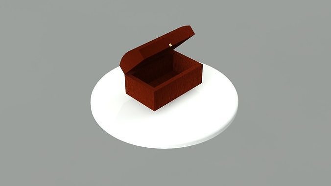 wooden box free 3D model | CGTrader