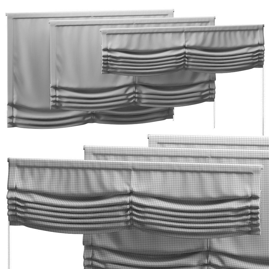 ROMAN BLINDS 1500 3D model_1