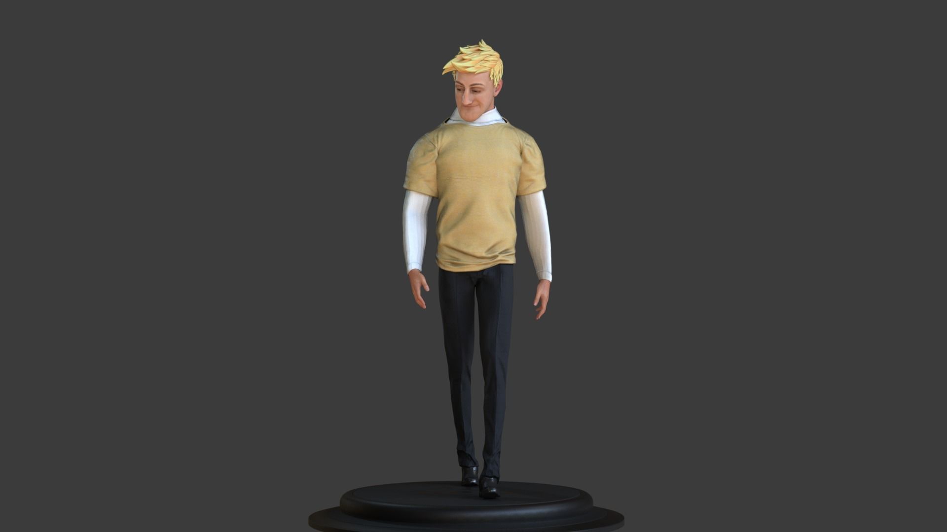 BEN Pixar Male 1 3D model_6