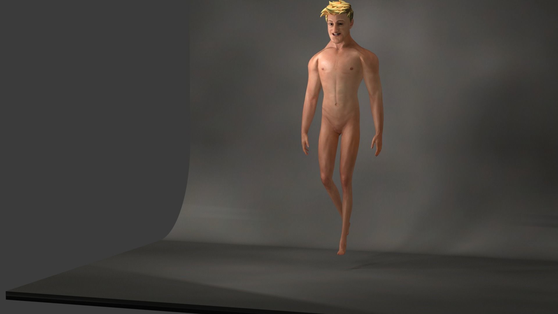 BEN Pixar Male 1 3D model_1