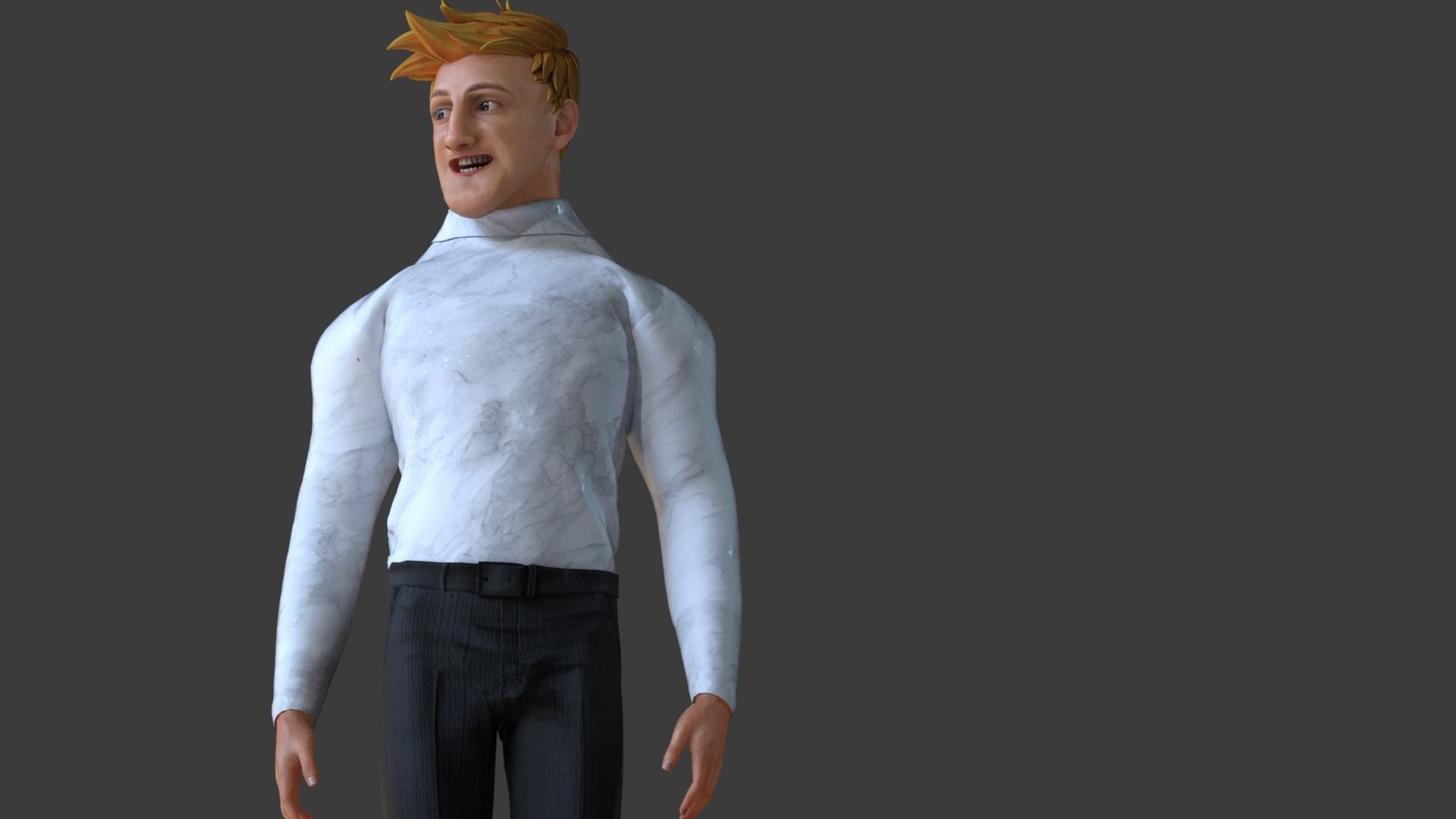 BEN Pixar Male 1 3D model_4