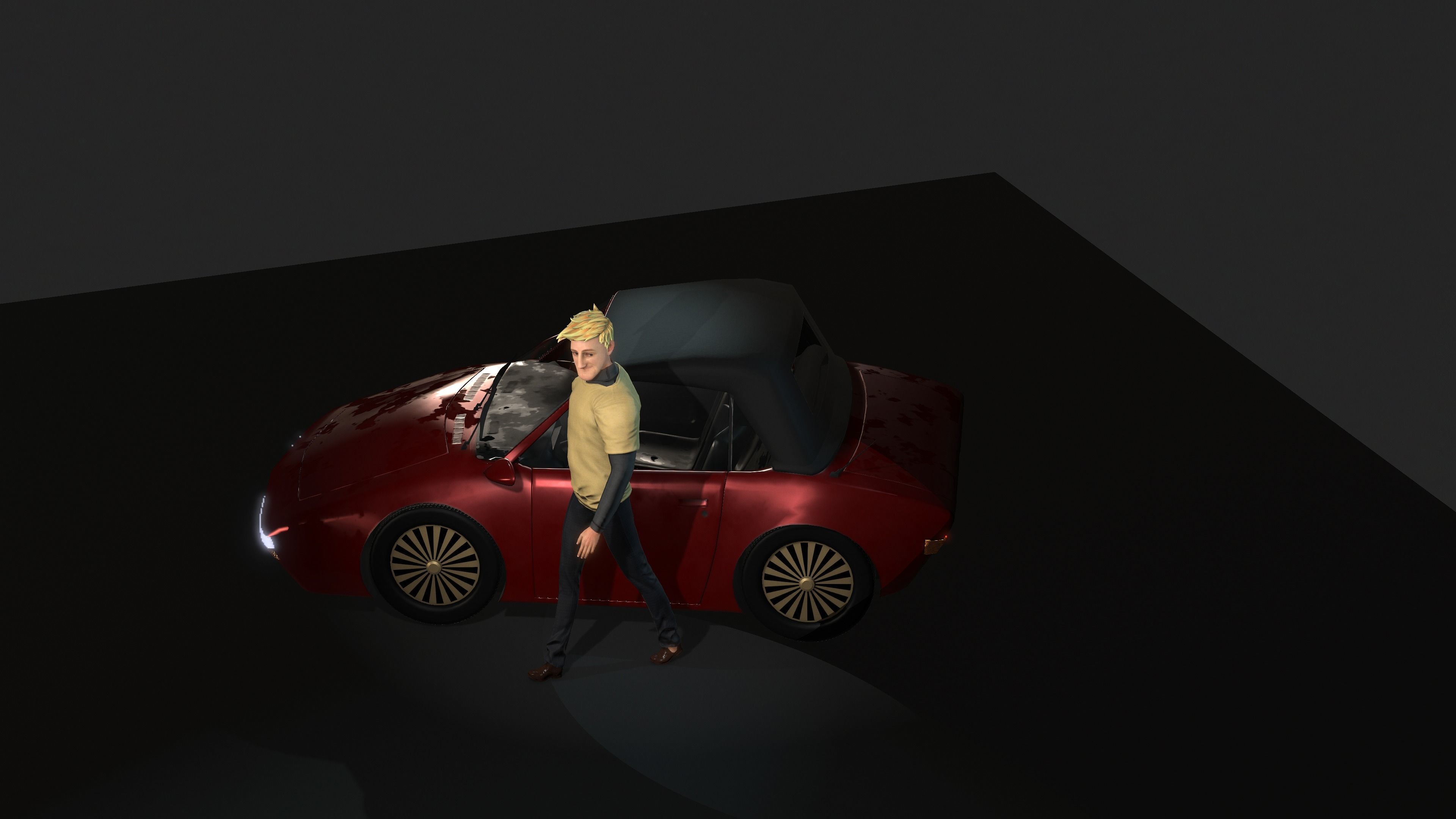 BEN Pixar Male 1 3D model_7