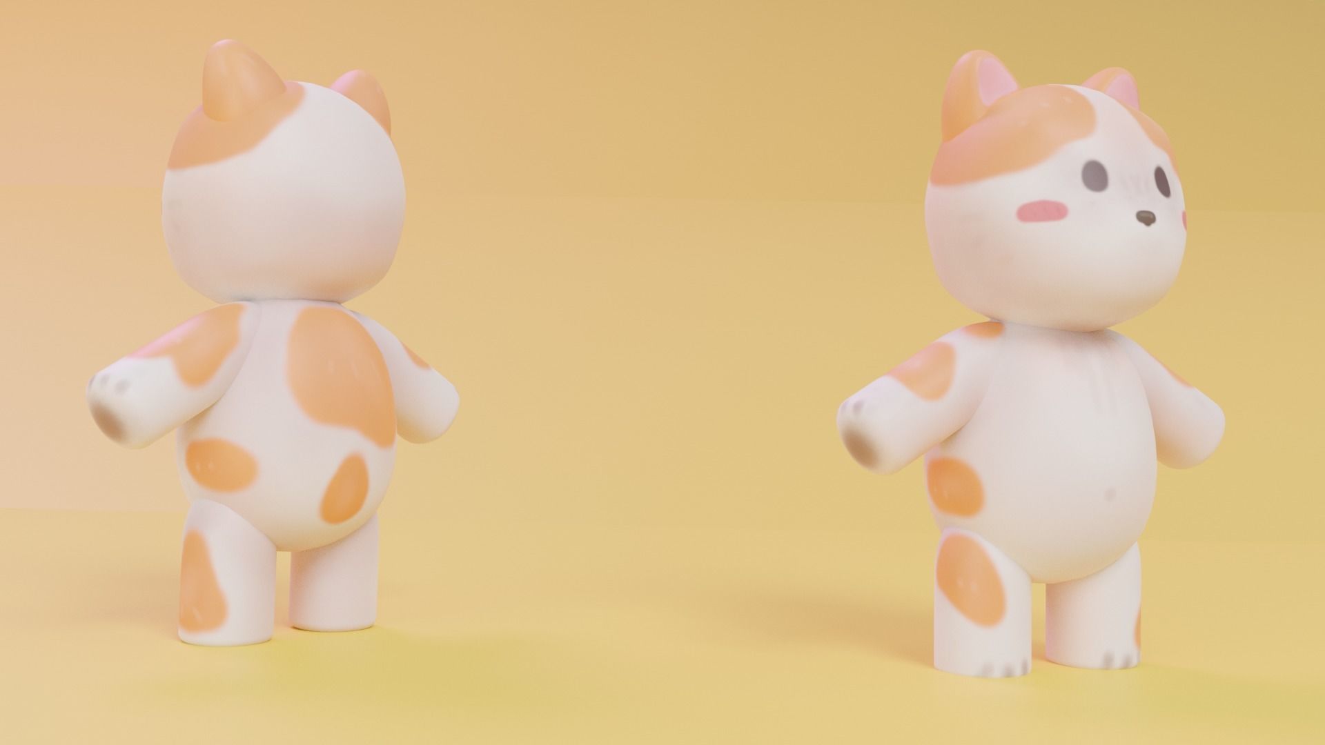 Low Poly Cute Animal Pack Low-poly 3D model_3