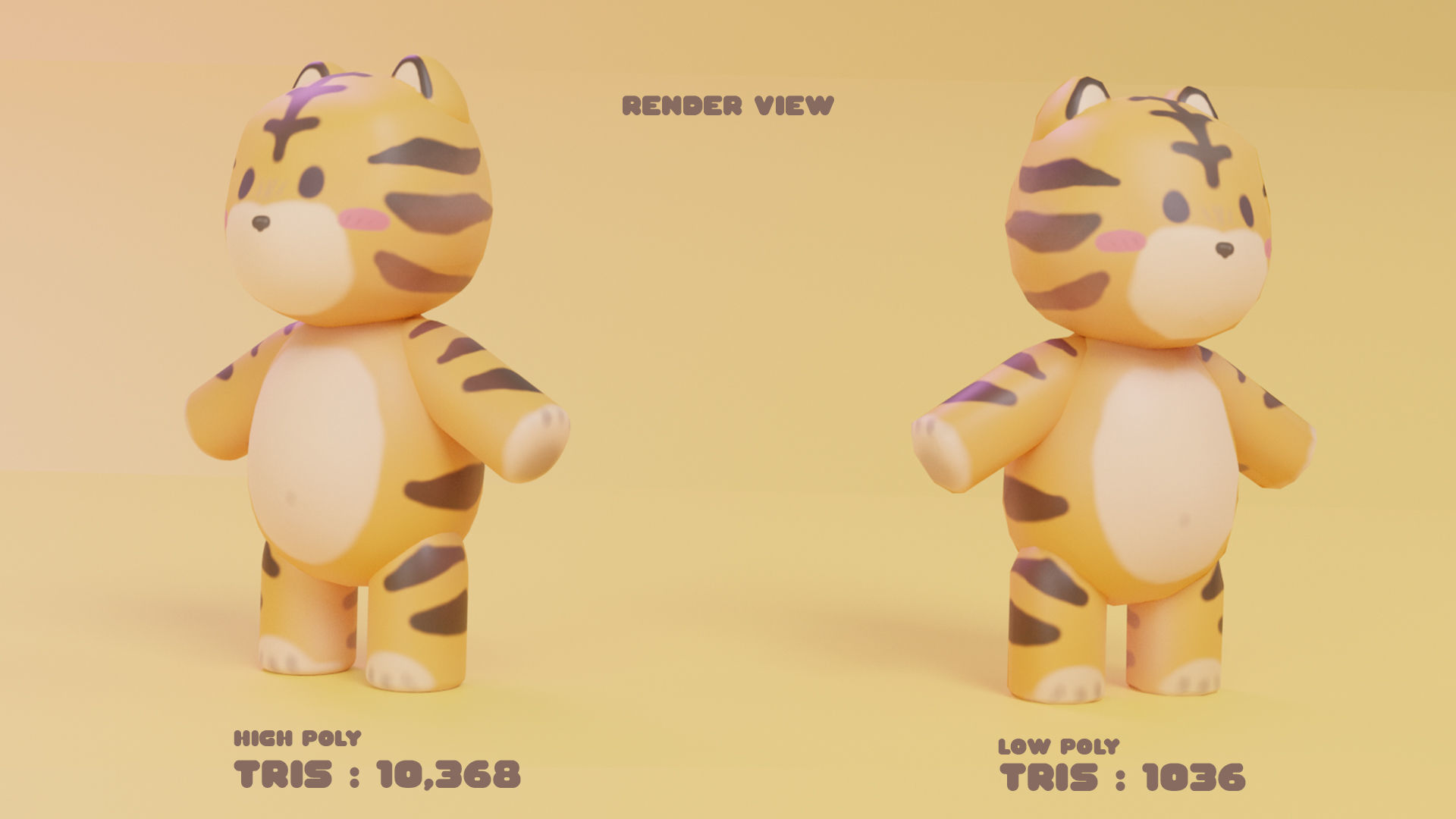 Low Poly Cute Animal Pack Low-poly 3D model_14