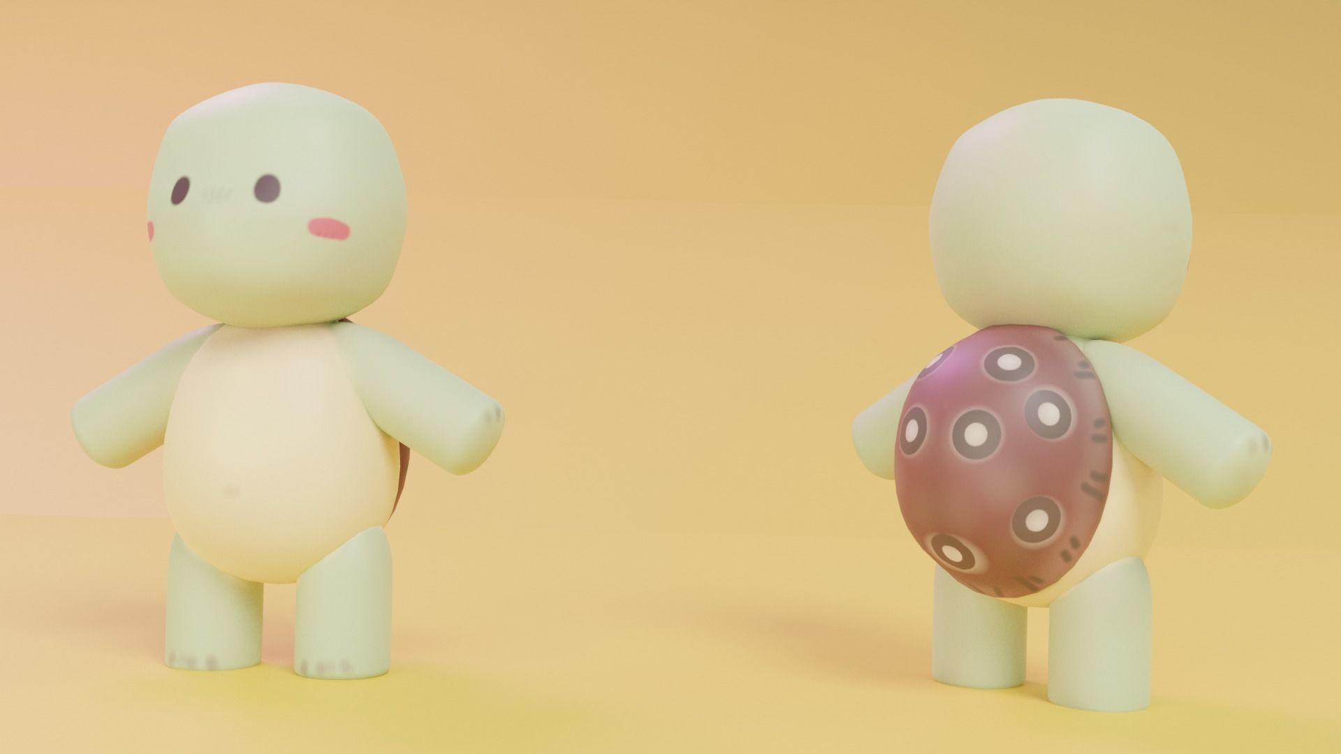 Low Poly Cute Animal Pack Low-poly 3D model_7