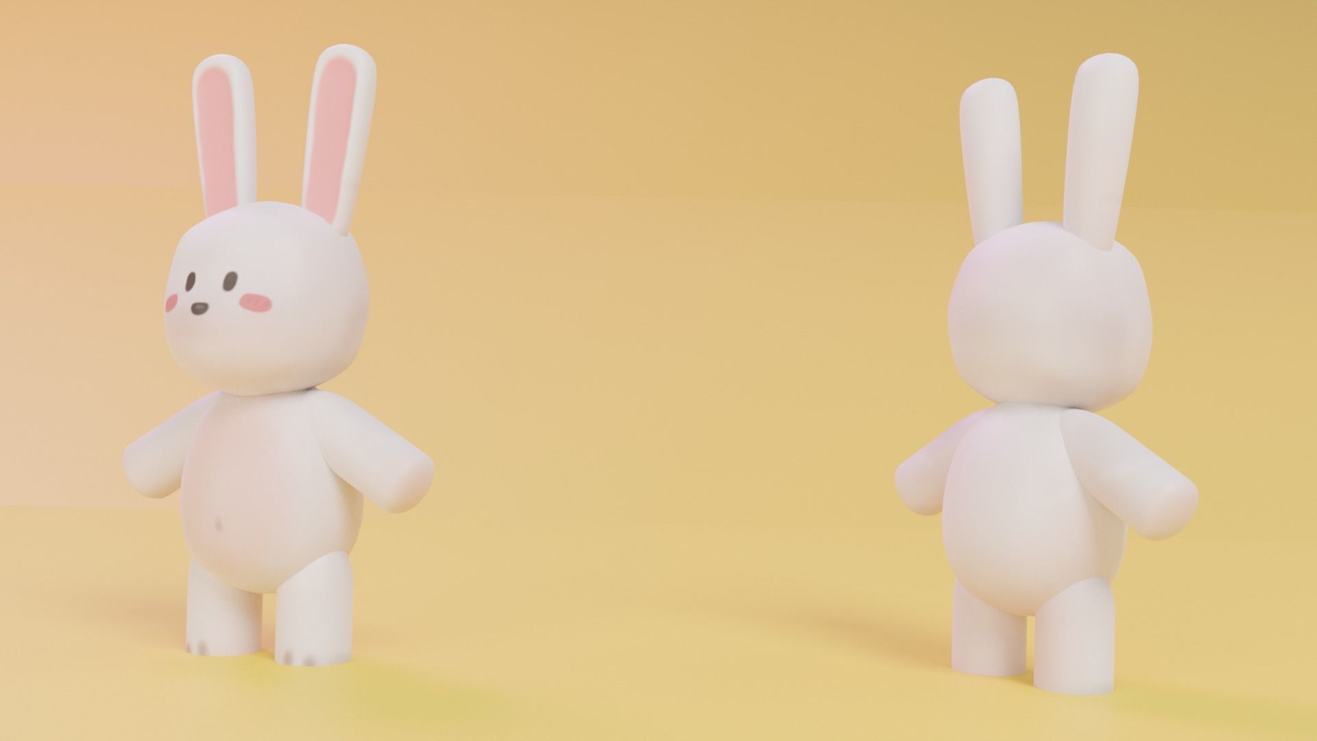 Low Poly Cute Animal Pack Low-poly 3D model_9