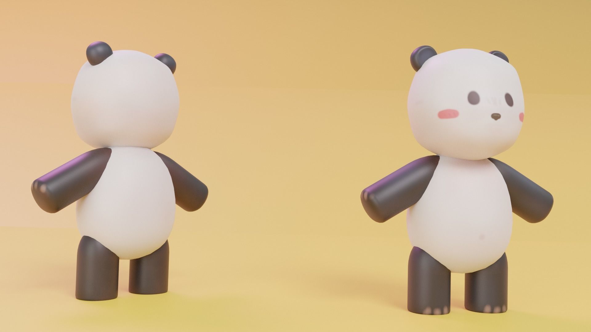 Low Poly Cute Animal Pack Low-poly 3D model_2