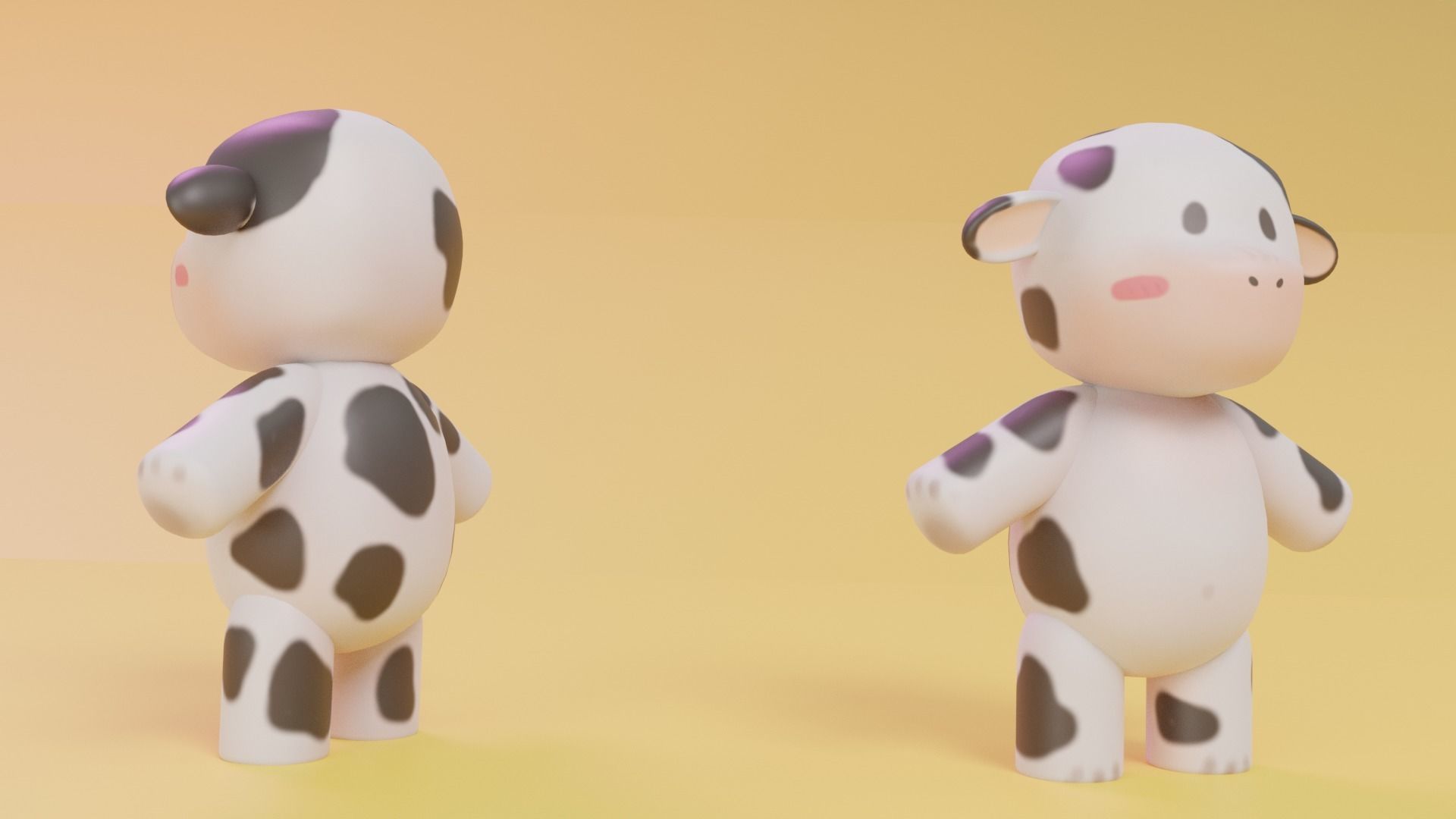 Low Poly Cute Animal Pack Low-poly 3D model_4