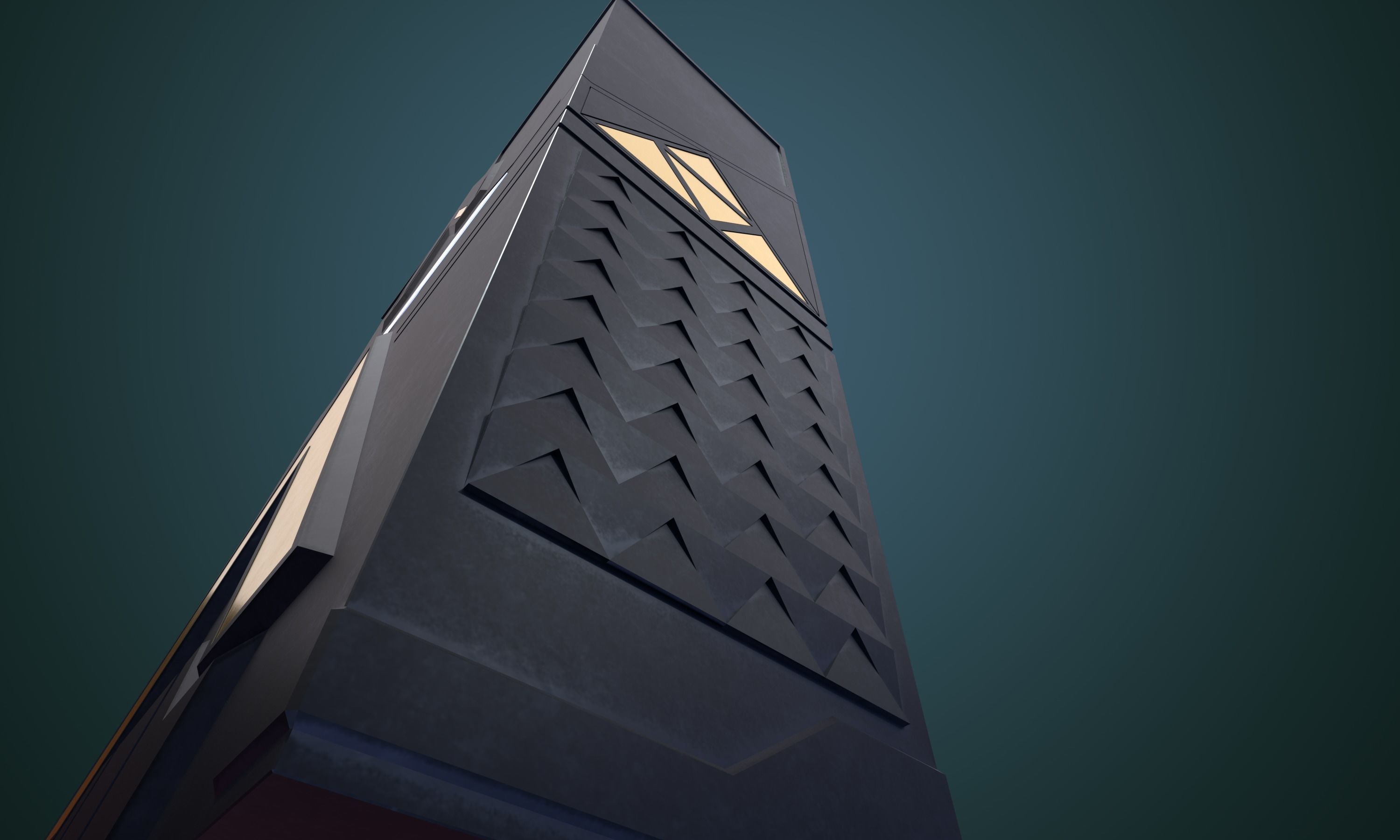 Cigarette Case TRITON 3D model_4