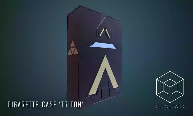 Cigarette Case TRITON 3D model