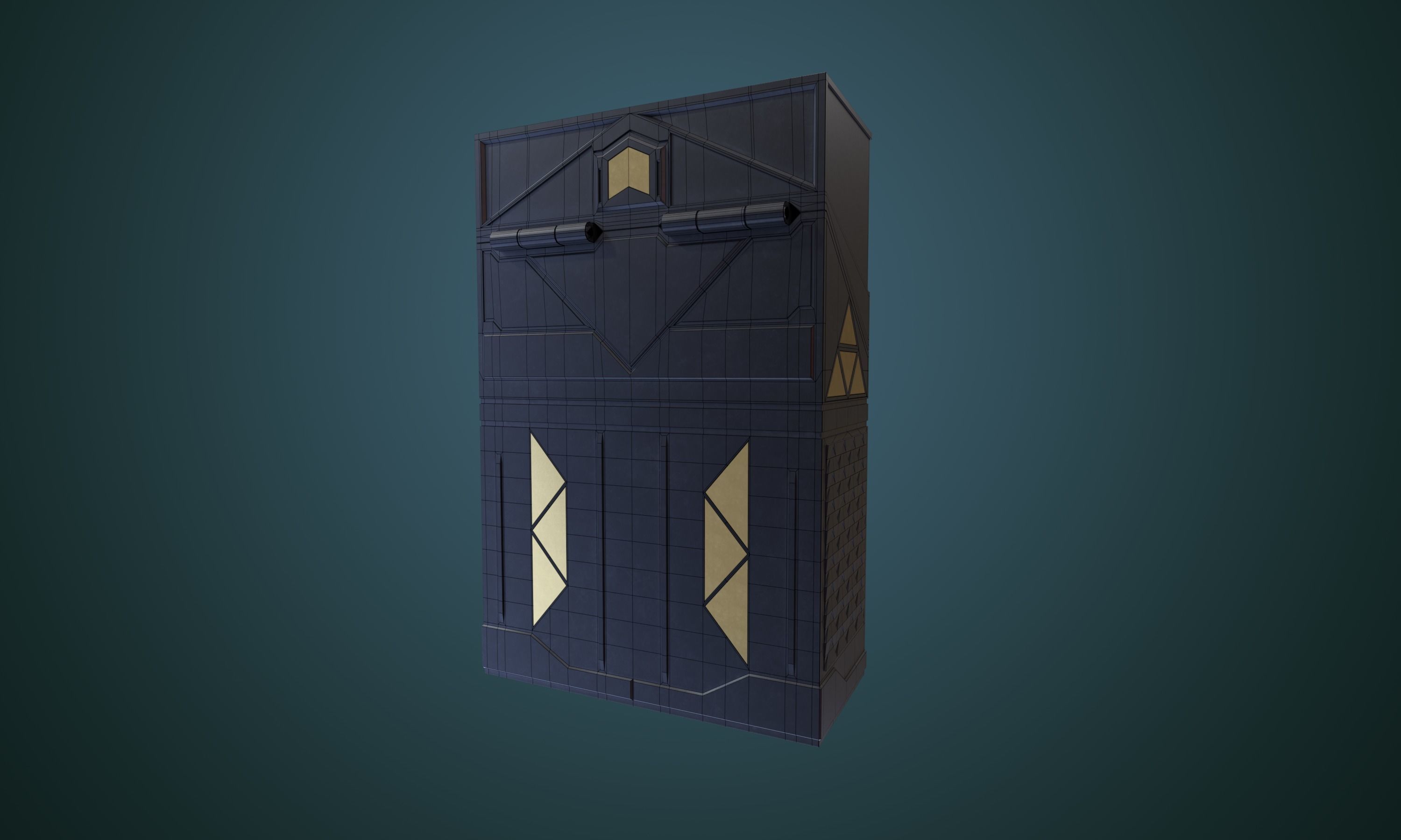 Cigarette Case TRITON 3D model_10