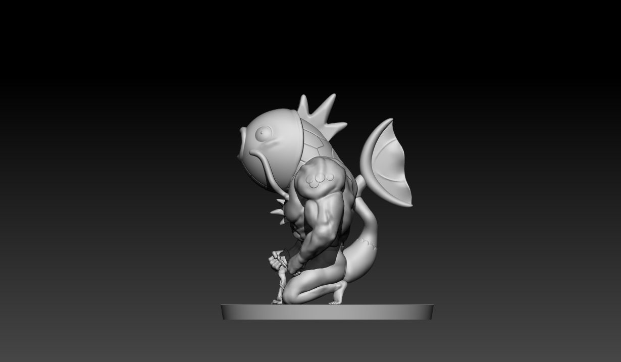 MAGIKARP FUNNY PIGGY BANK print model 3D print model_3