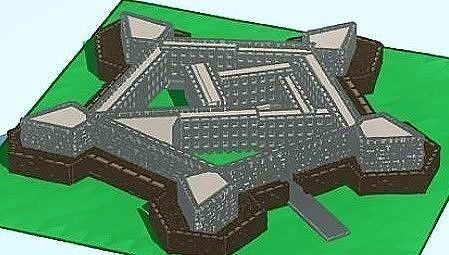 CASTLE OF GOOD HOPE Free 3D print model