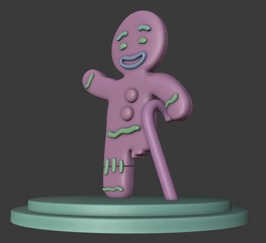 SHREK GingerBread Man 3D print 3D print model_18