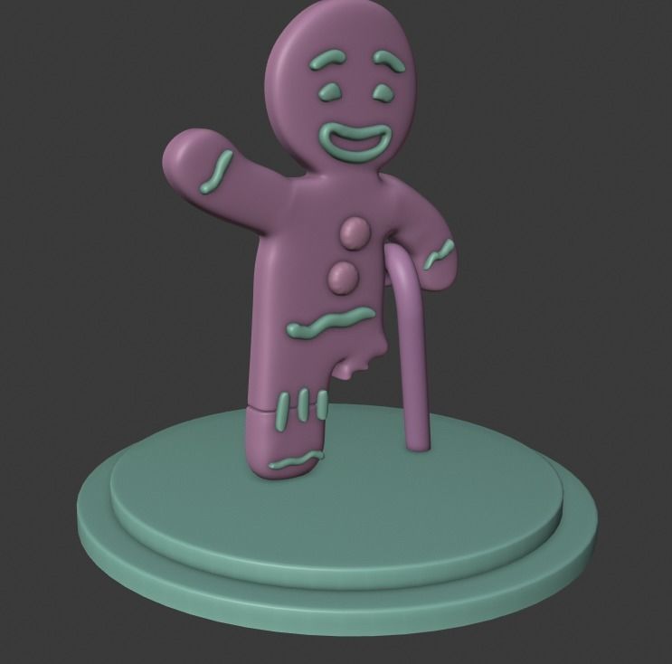 SHREK GingerBread Man 3D print 3D print model_20