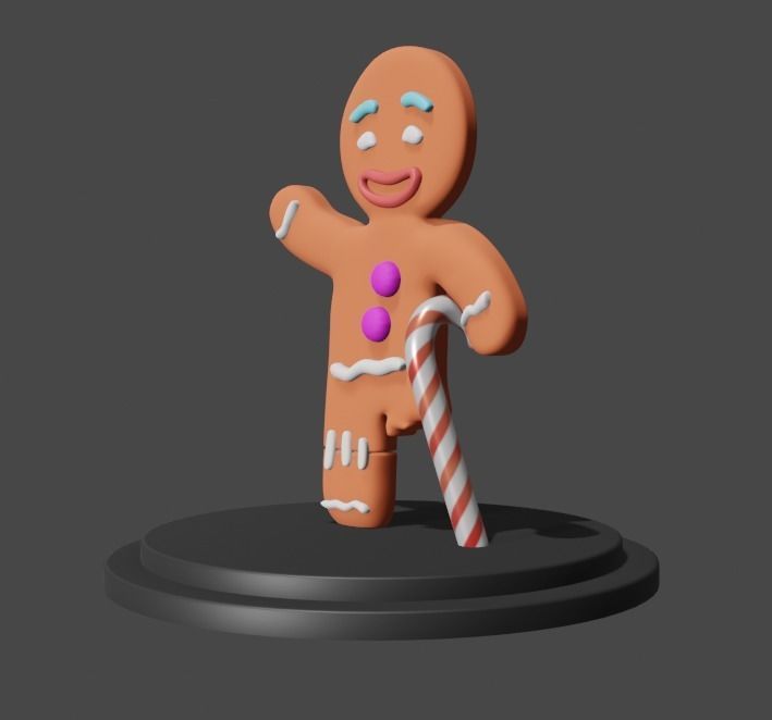 SHREK GingerBread Man 3D print 3D print model_10