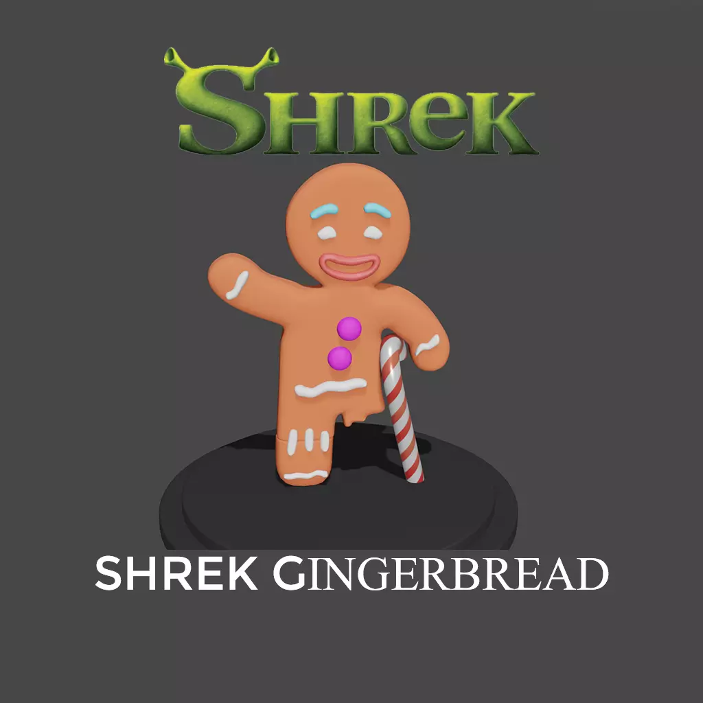 SHREK GingerBread Man 3D print 3D print model_0