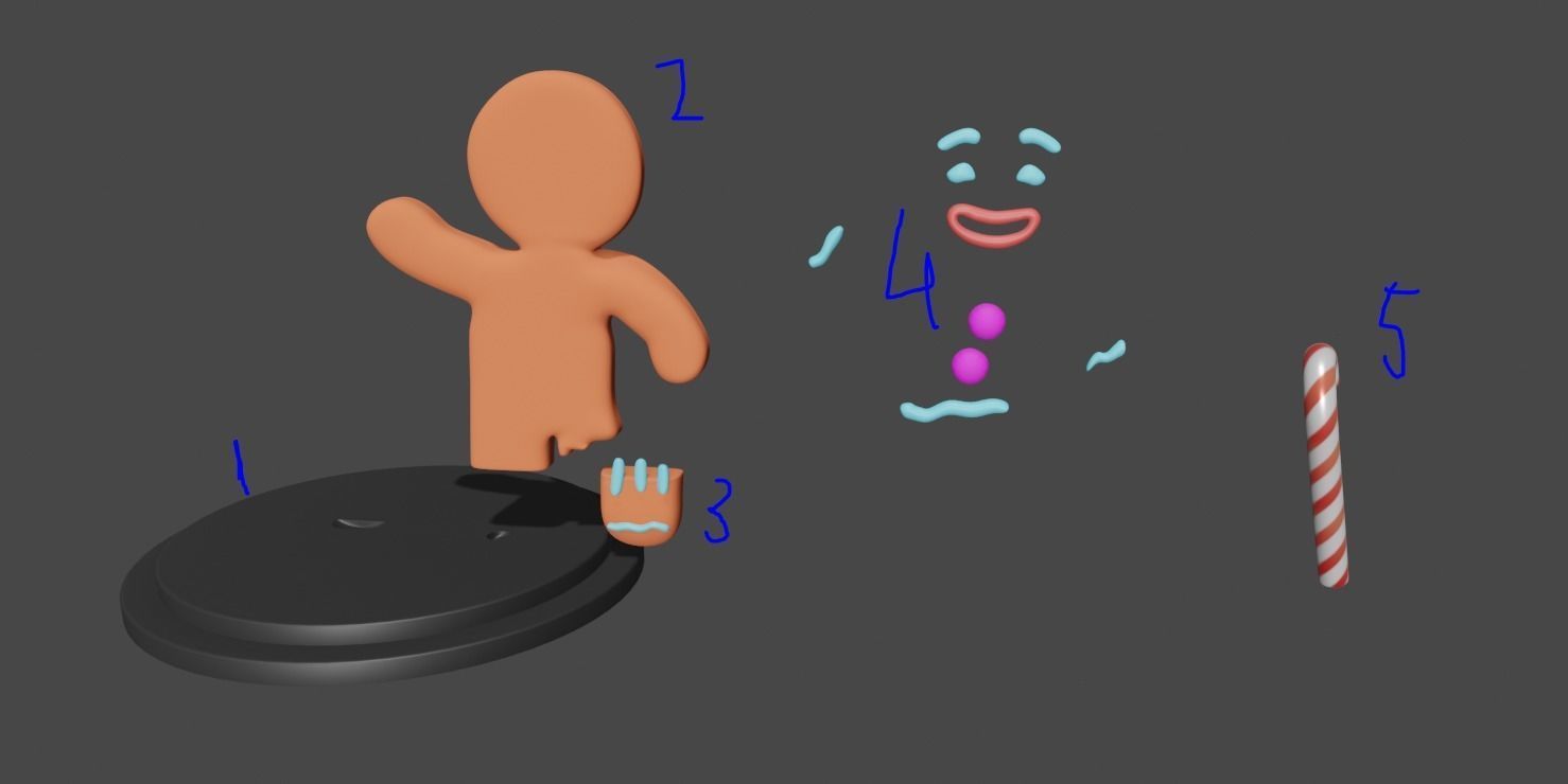 SHREK GingerBread Man 3D print 3D print model_21