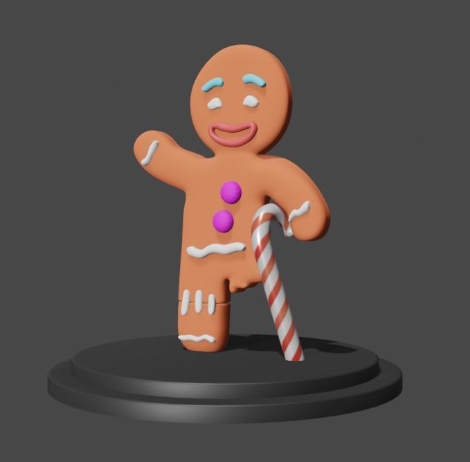 SHREK GingerBread Man 3D print 3D print model_8