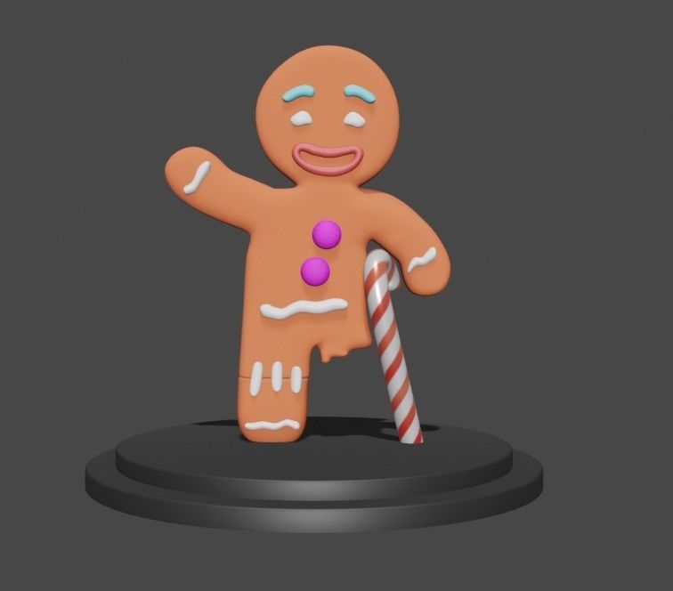 SHREK GingerBread Man 3D print 3D print model_6