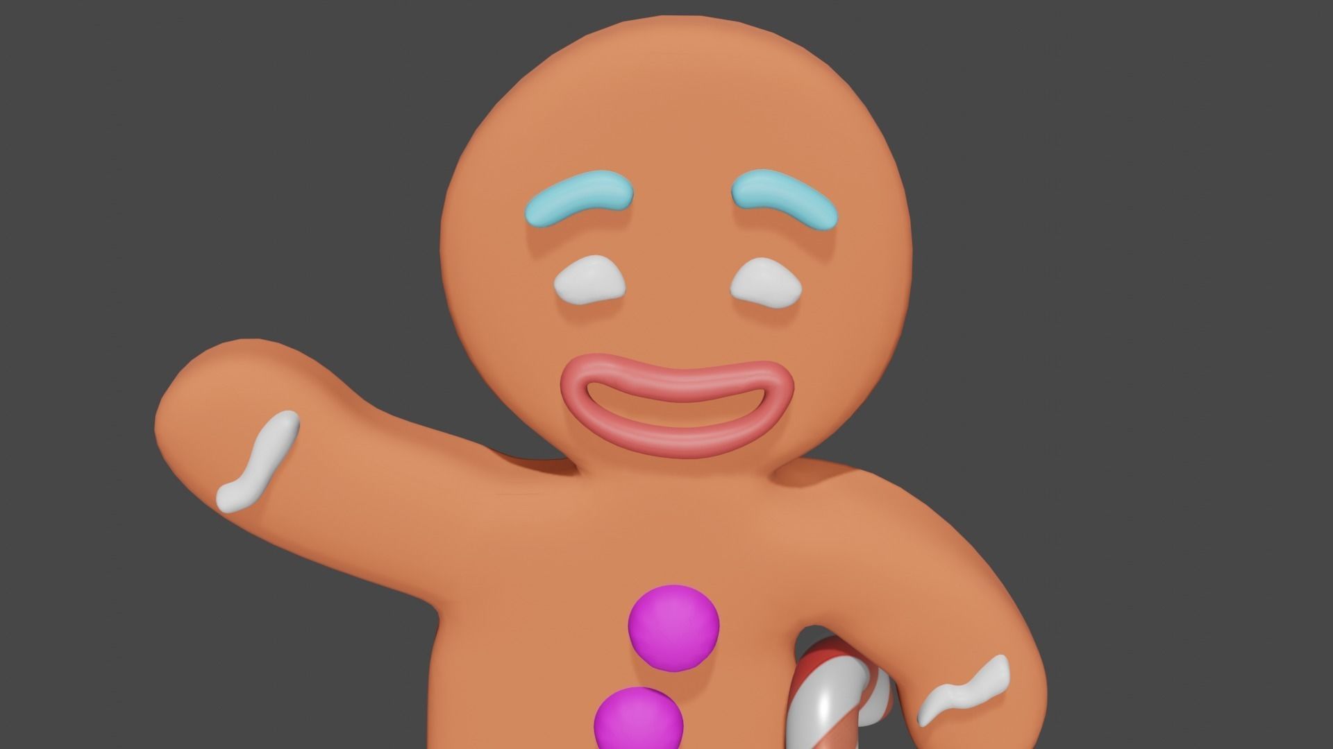 SHREK GingerBread Man 3D print 3D print model_4