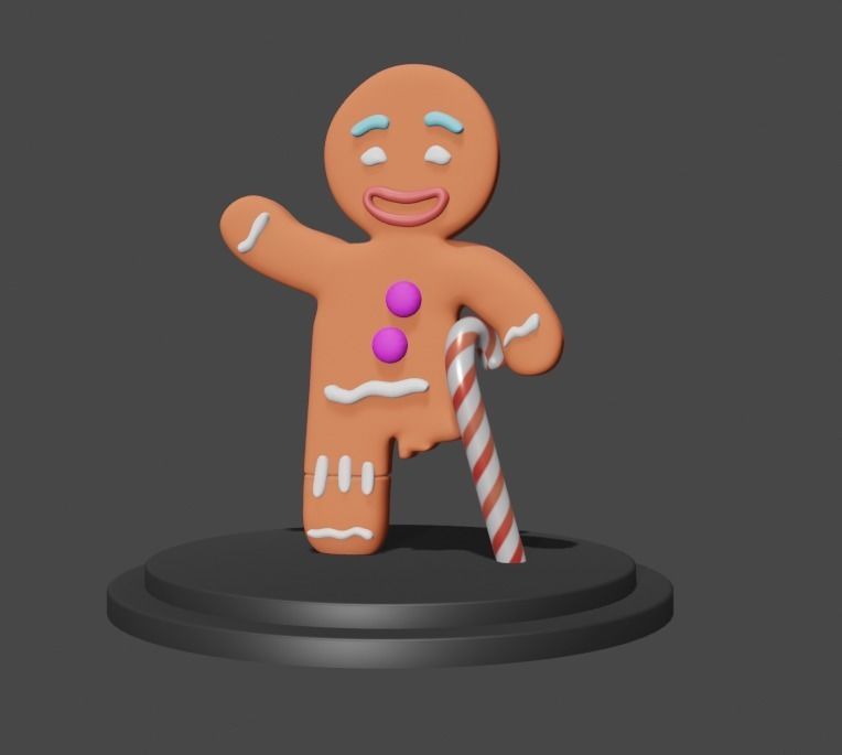 SHREK GingerBread Man 3D print 3D print model_7