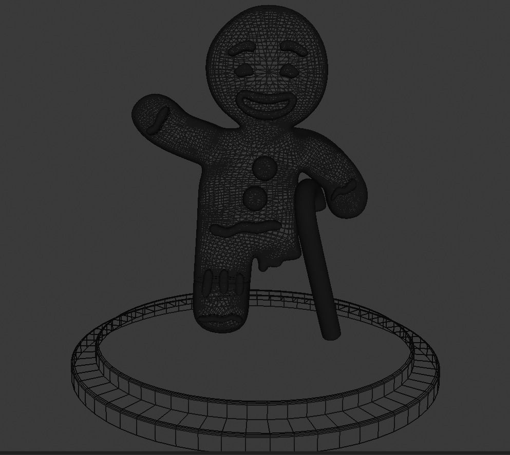 SHREK GingerBread Man 3D print 3D print model_19