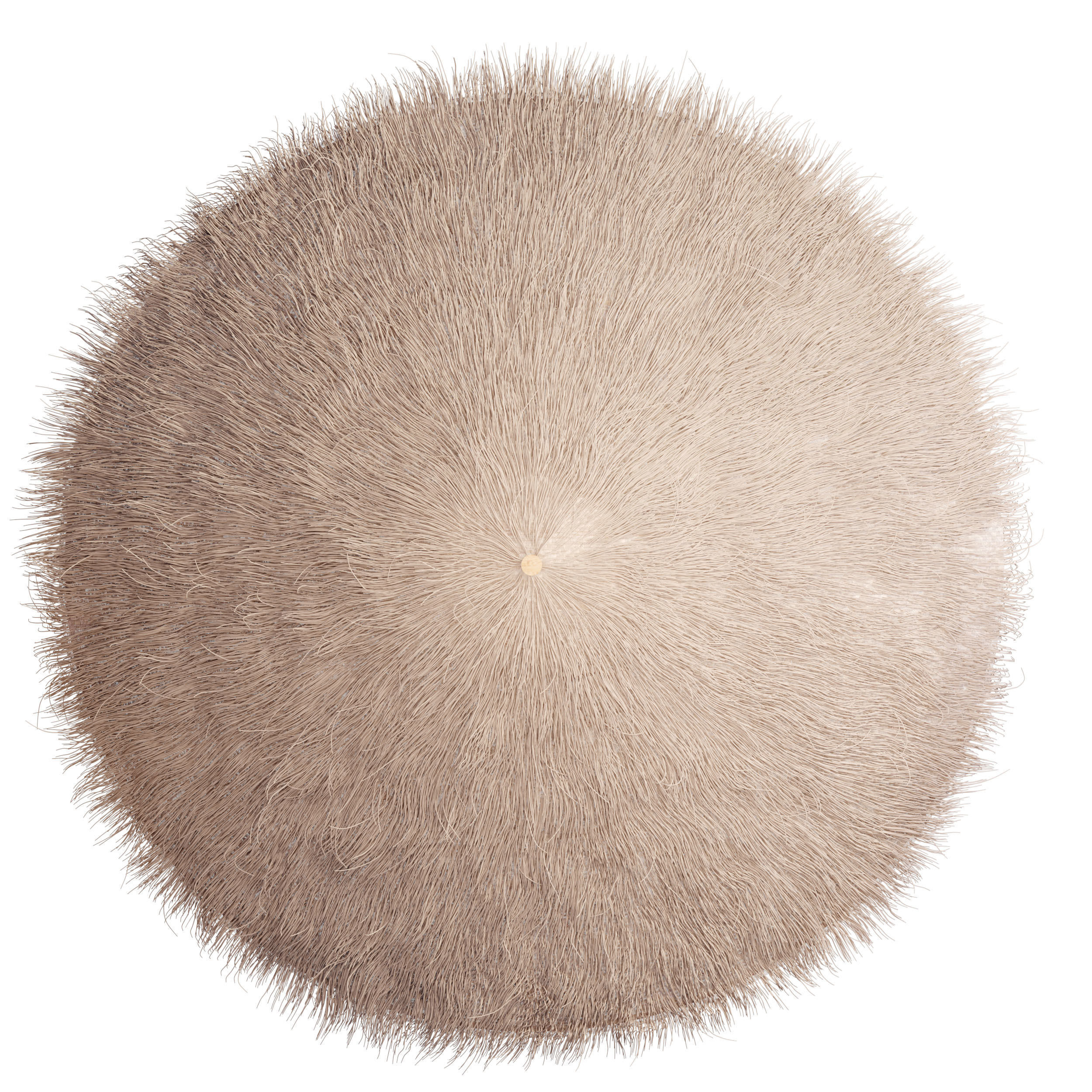 Bamboo Umbrella with Banana Leaf 3D model_23