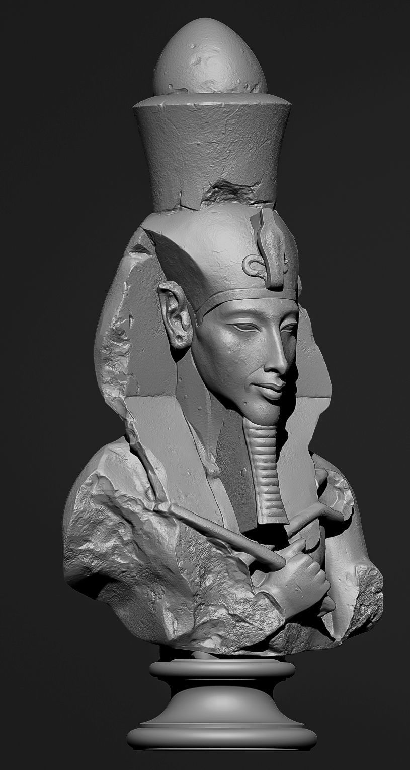 AKHENATEN AMENHOTEP IV 3D print model_7