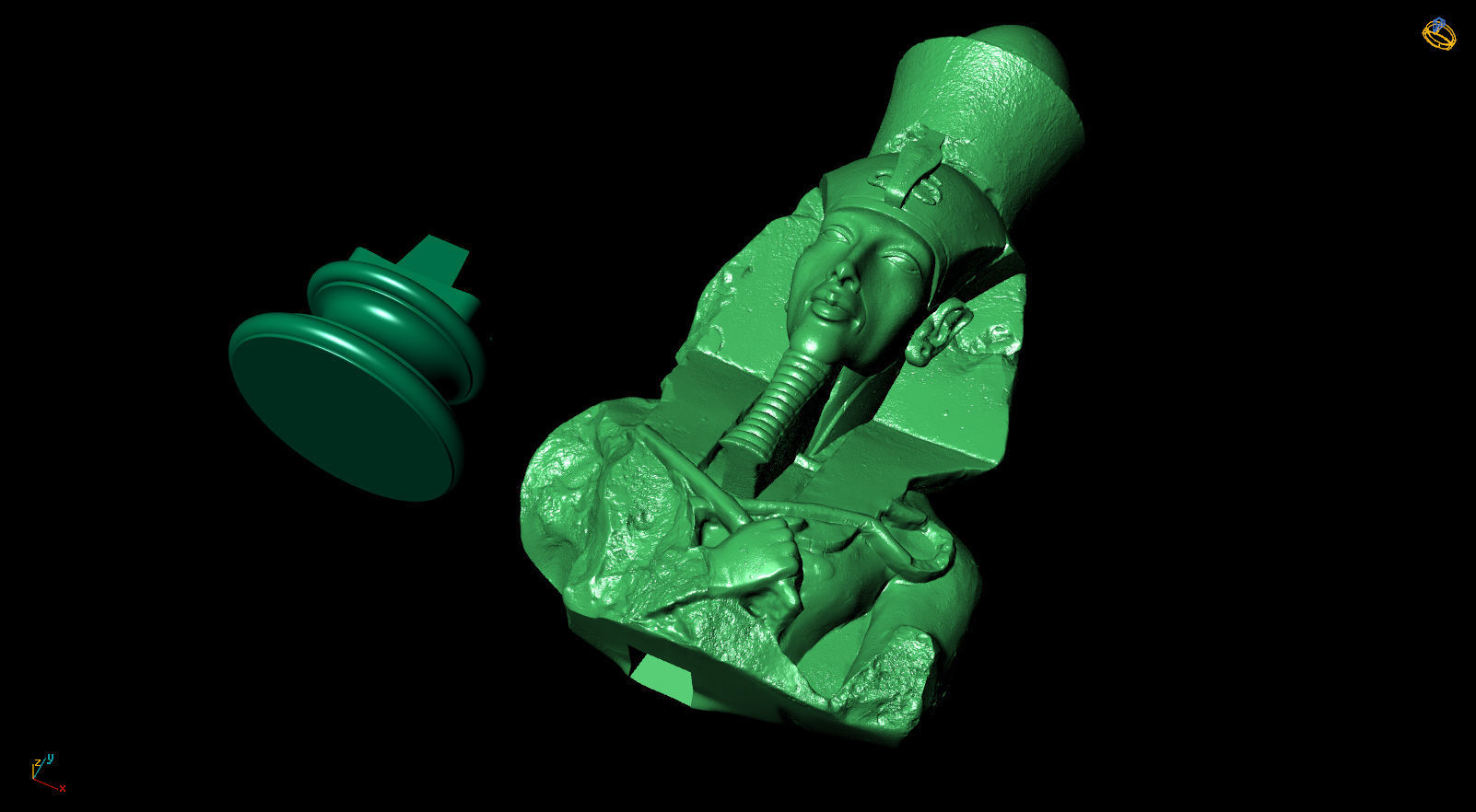 AKHENATEN AMENHOTEP IV 3D print model_18