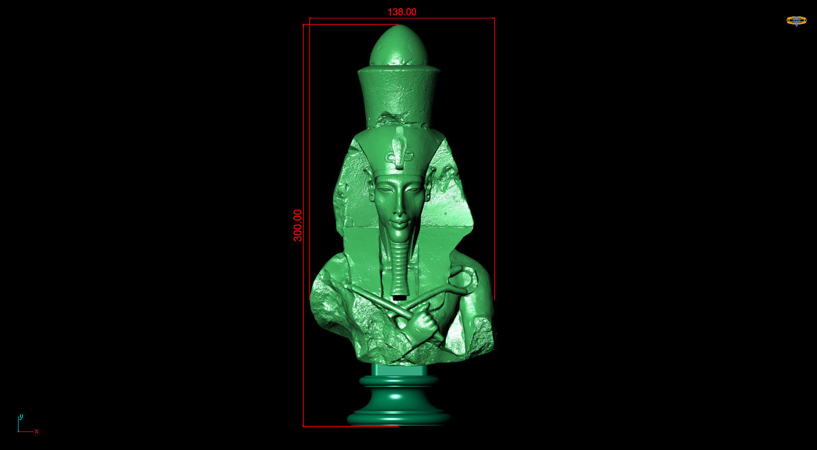 AKHENATEN AMENHOTEP IV 3D print model_15