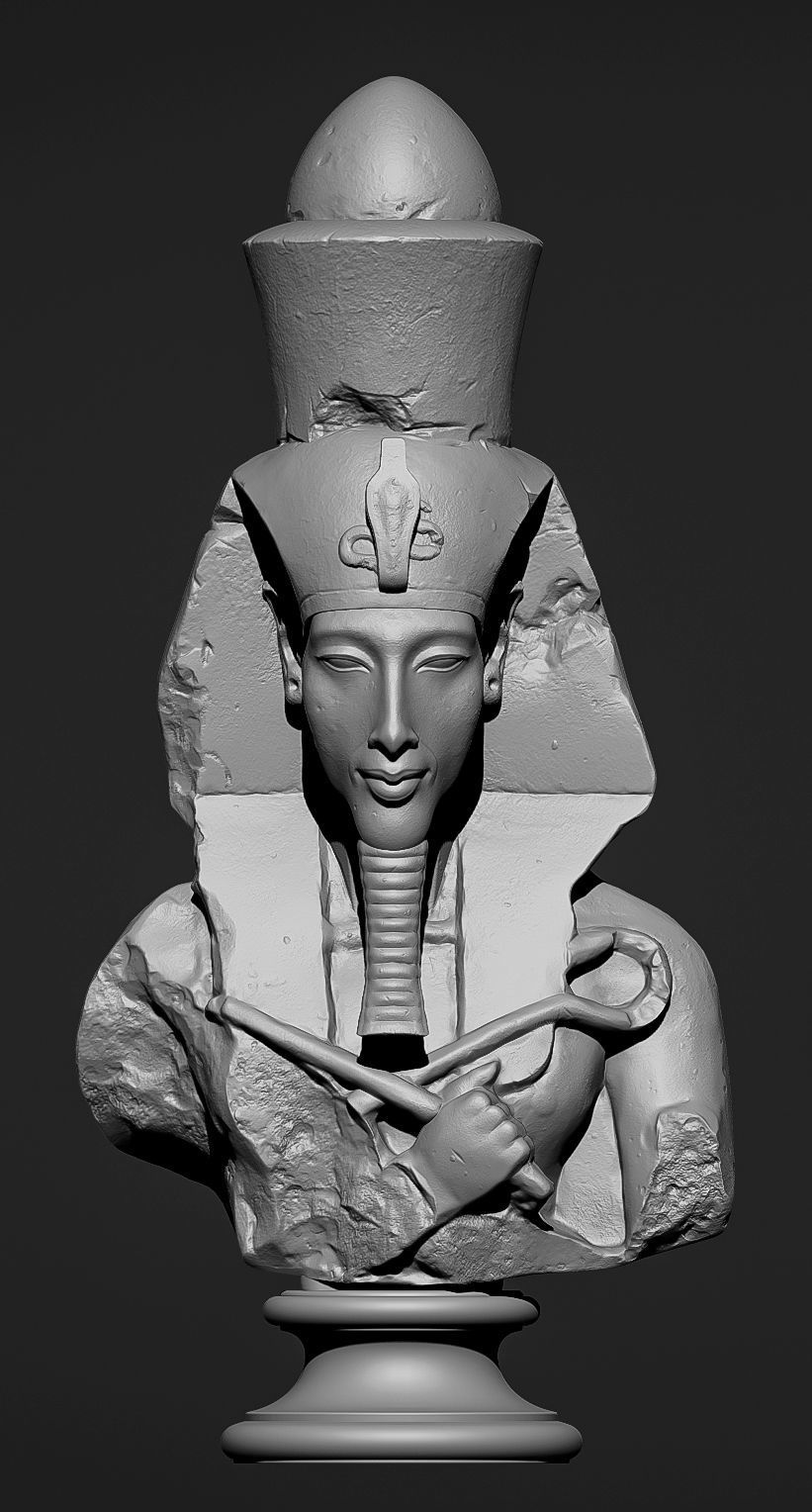 AKHENATEN AMENHOTEP IV 3D print model_8